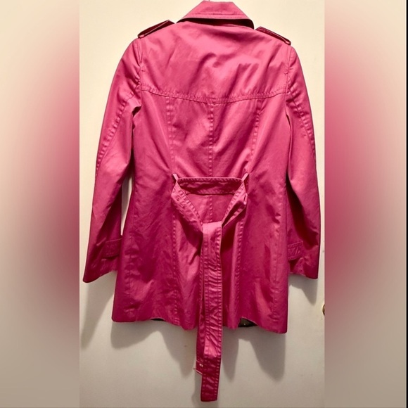 Banana Republic Women's Pink Belted Coat - Picture 6 of 8